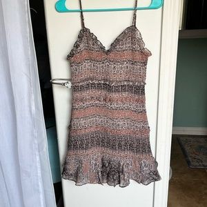 Olivaceous dress brand new never been used med